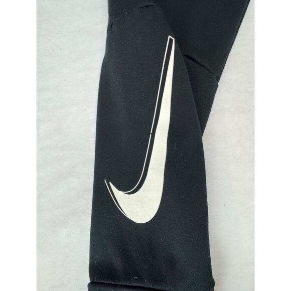 Nike Dri-Fit Joggers Pants Swoosh Black White Sweatpants Kids Youth XS - Picture 10 of 10